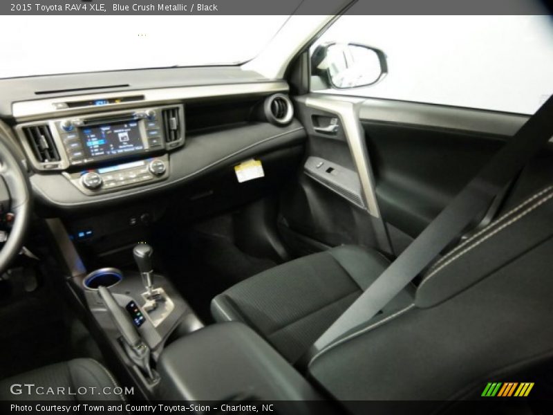 Blue Crush Metallic / Black 2015 Toyota RAV4 XLE