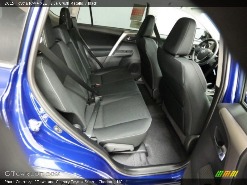 Blue Crush Metallic / Black 2015 Toyota RAV4 XLE