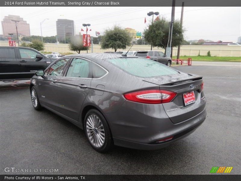 Sterling Gray / Charcoal Black 2014 Ford Fusion Hybrid Titanium