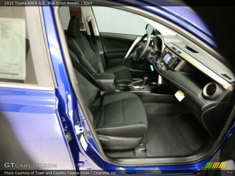 Blue Crush Metallic / Black 2015 Toyota RAV4 XLE