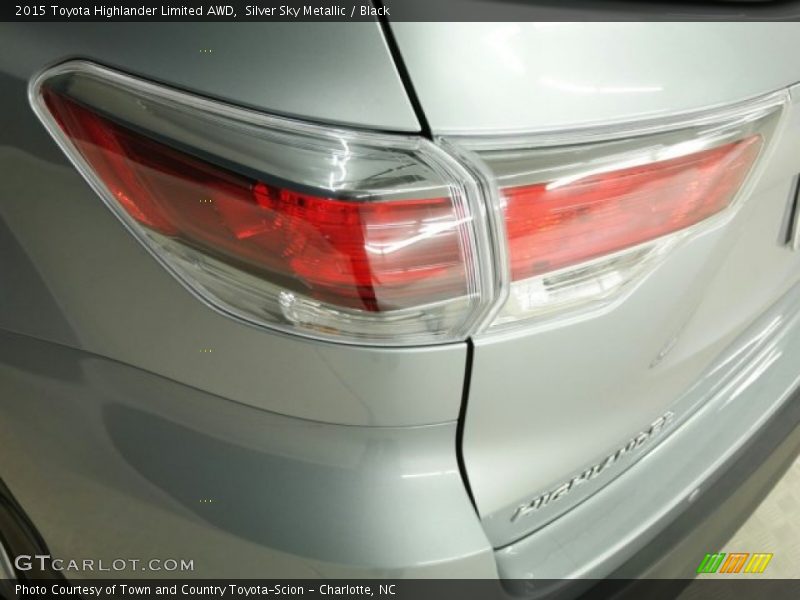 Silver Sky Metallic / Black 2015 Toyota Highlander Limited AWD