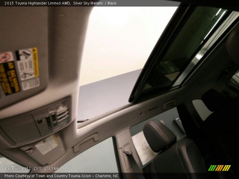 Silver Sky Metallic / Black 2015 Toyota Highlander Limited AWD