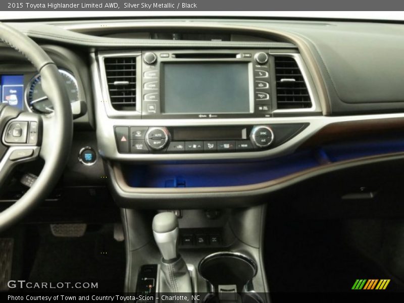 Silver Sky Metallic / Black 2015 Toyota Highlander Limited AWD