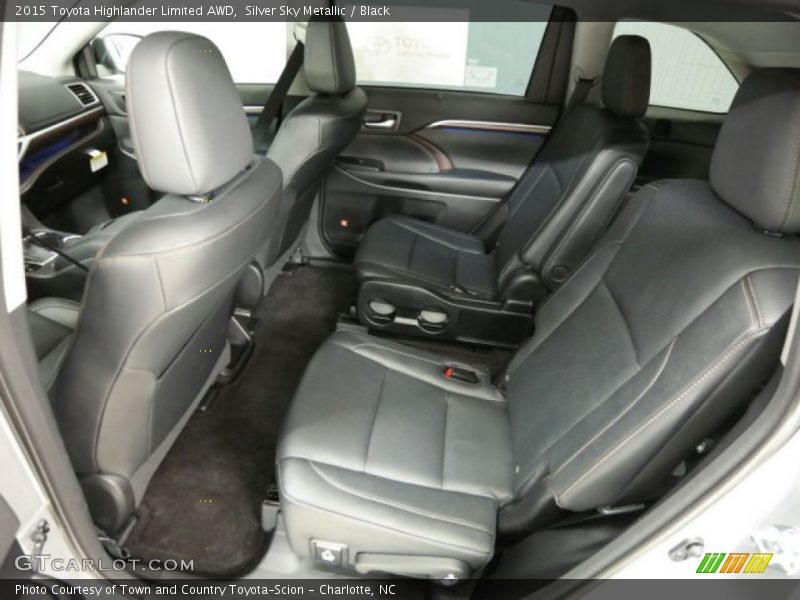 Silver Sky Metallic / Black 2015 Toyota Highlander Limited AWD
