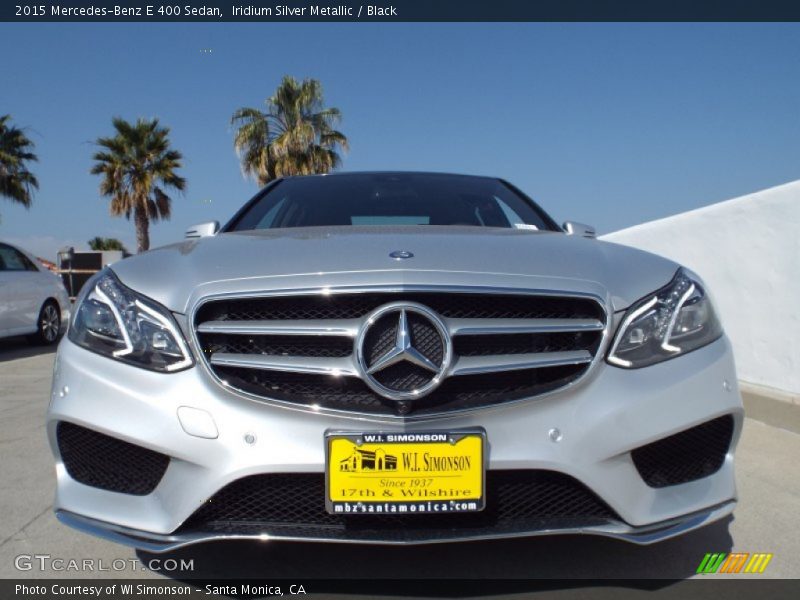 Iridium Silver Metallic / Black 2015 Mercedes-Benz E 400 Sedan