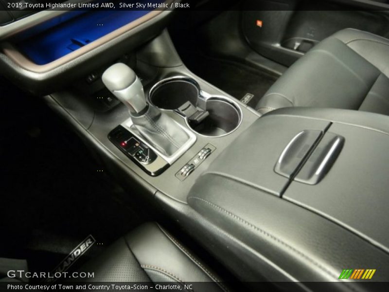 Silver Sky Metallic / Black 2015 Toyota Highlander Limited AWD