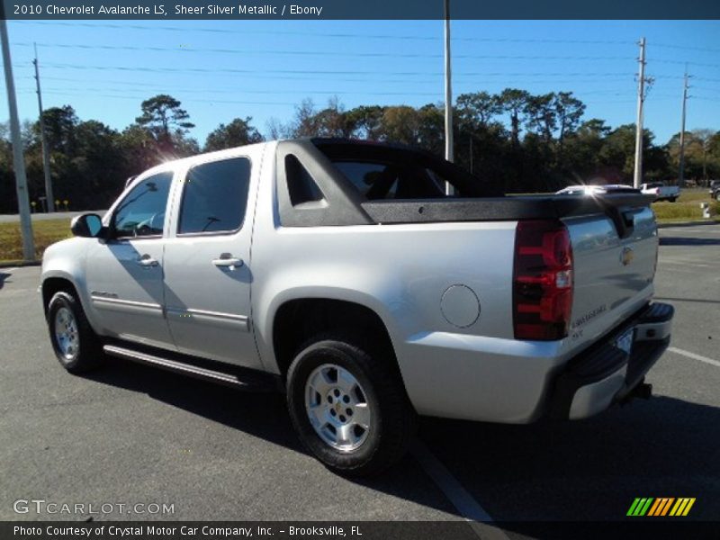 Sheer Silver Metallic / Ebony 2010 Chevrolet Avalanche LS
