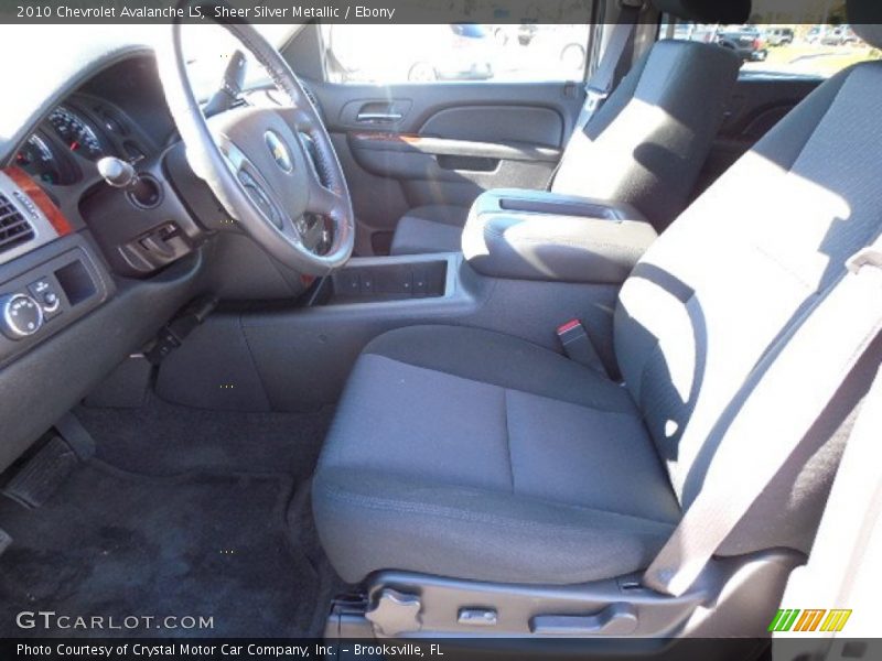 Sheer Silver Metallic / Ebony 2010 Chevrolet Avalanche LS