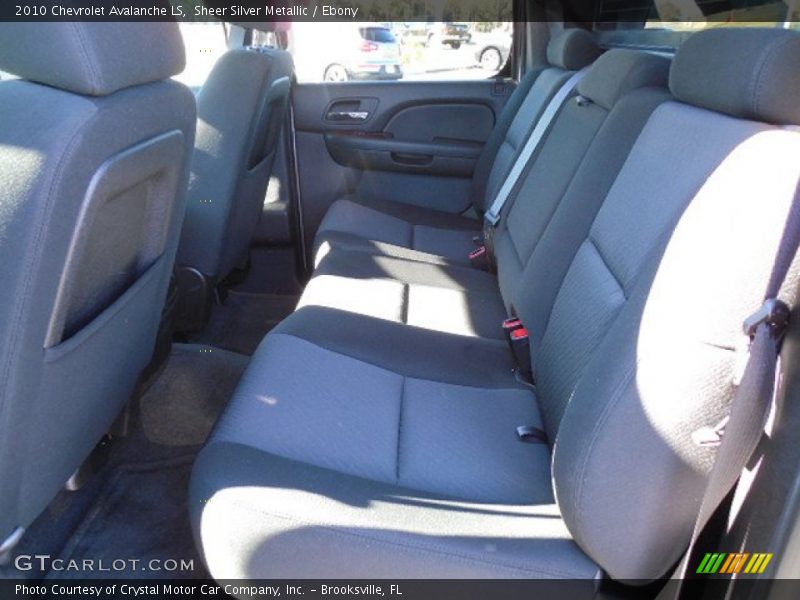 Sheer Silver Metallic / Ebony 2010 Chevrolet Avalanche LS