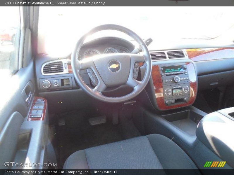 Sheer Silver Metallic / Ebony 2010 Chevrolet Avalanche LS