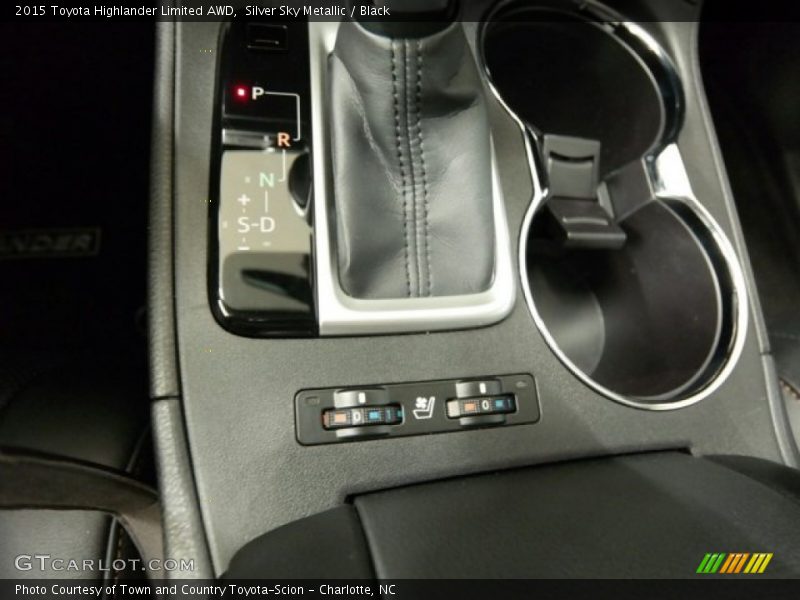 Silver Sky Metallic / Black 2015 Toyota Highlander Limited AWD