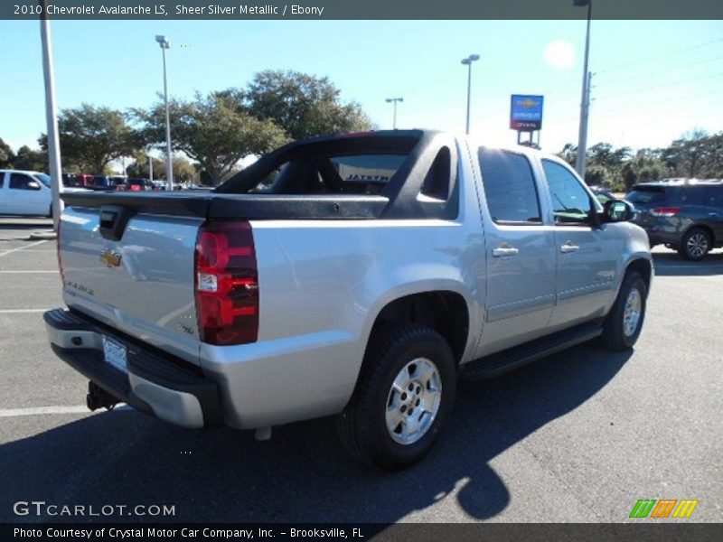 Sheer Silver Metallic / Ebony 2010 Chevrolet Avalanche LS