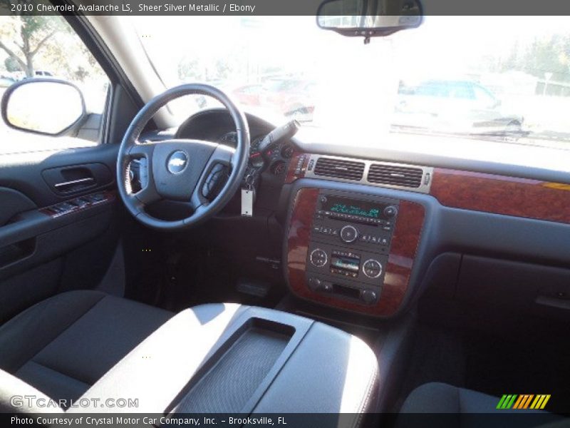 Sheer Silver Metallic / Ebony 2010 Chevrolet Avalanche LS