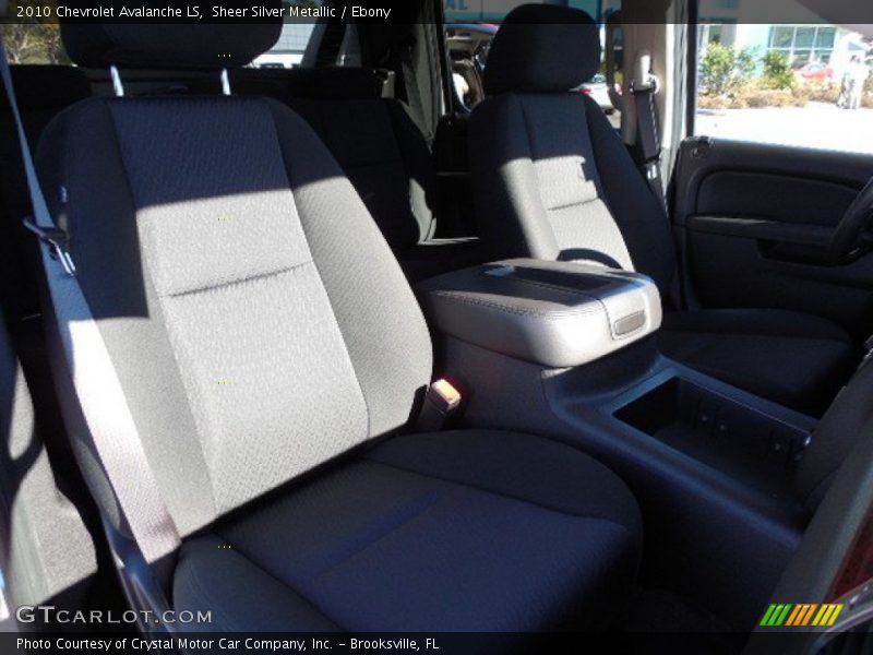 Sheer Silver Metallic / Ebony 2010 Chevrolet Avalanche LS