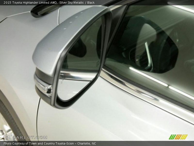 Silver Sky Metallic / Black 2015 Toyota Highlander Limited AWD