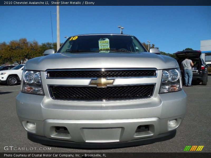 Sheer Silver Metallic / Ebony 2010 Chevrolet Avalanche LS