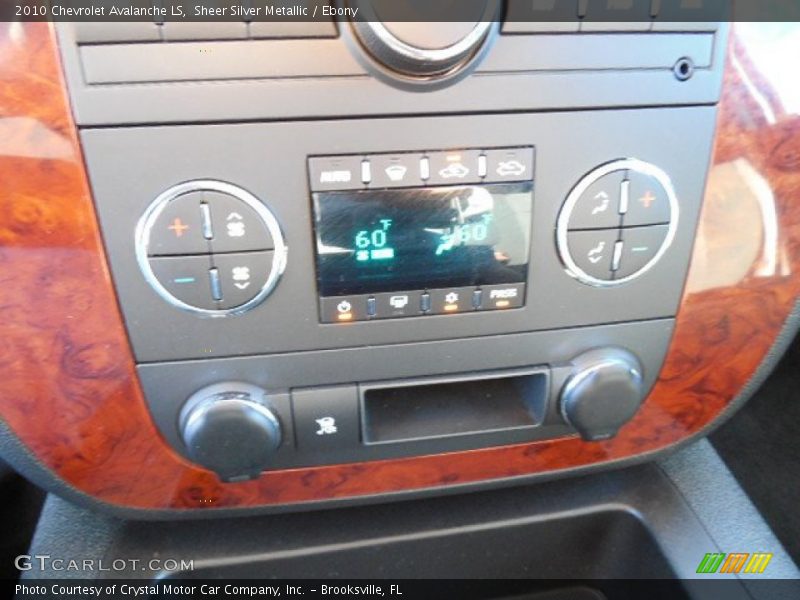 Sheer Silver Metallic / Ebony 2010 Chevrolet Avalanche LS