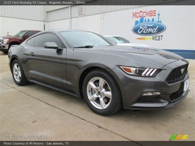 Magnetic Metallic / Ebony 2015 Ford Mustang V6 Coupe
