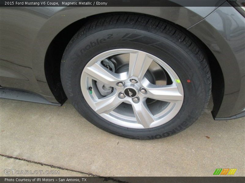Magnetic Metallic / Ebony 2015 Ford Mustang V6 Coupe