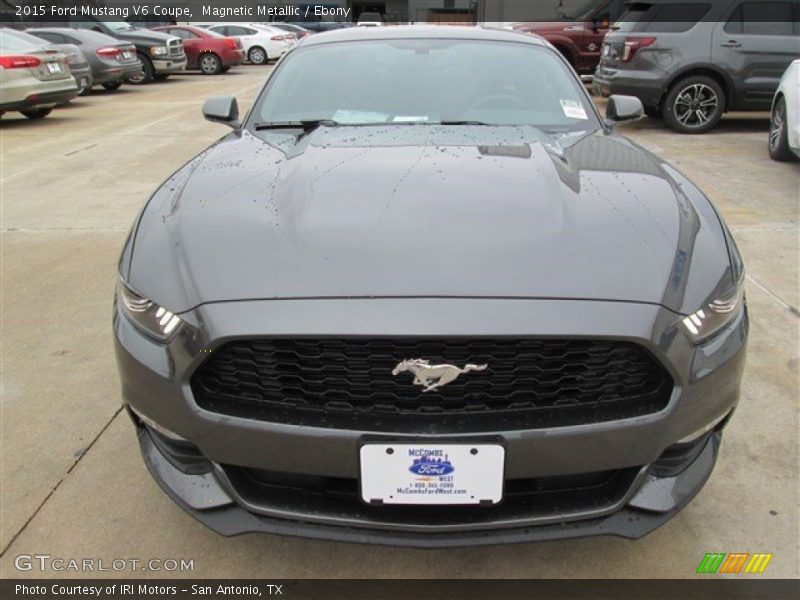 Magnetic Metallic / Ebony 2015 Ford Mustang V6 Coupe