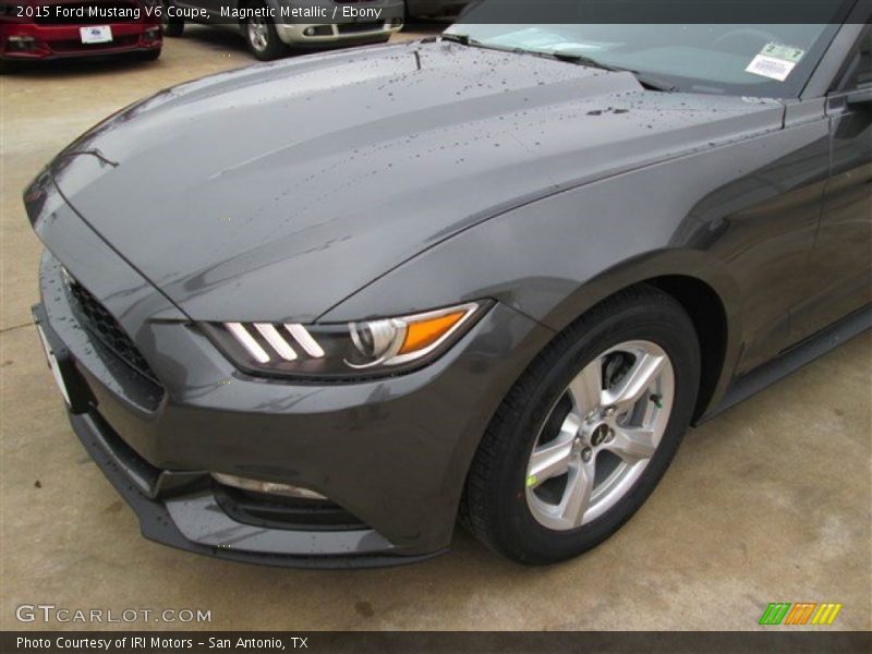 Magnetic Metallic / Ebony 2015 Ford Mustang V6 Coupe
