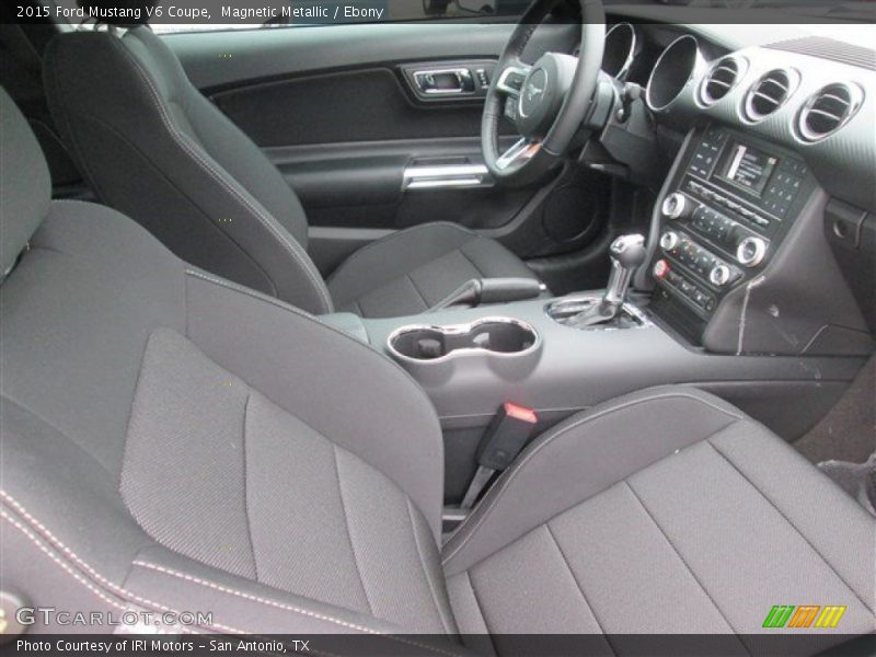 Magnetic Metallic / Ebony 2015 Ford Mustang V6 Coupe