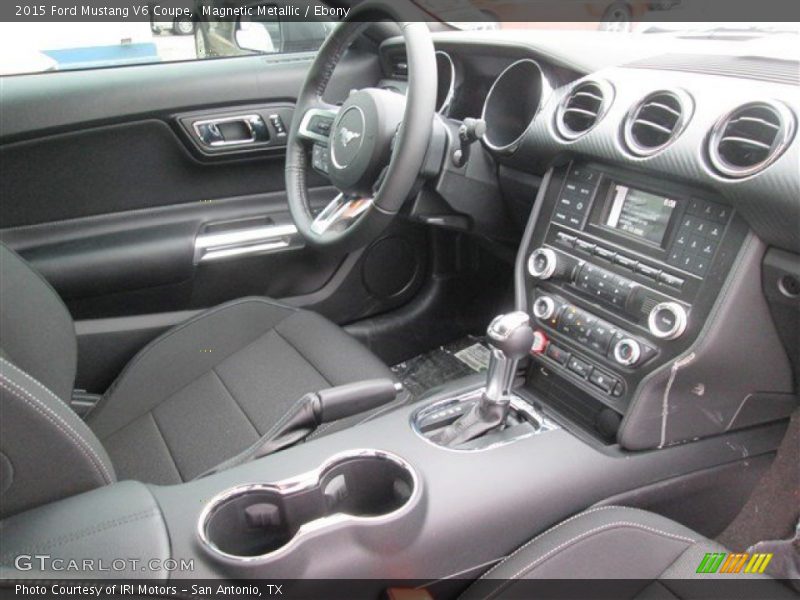 Magnetic Metallic / Ebony 2015 Ford Mustang V6 Coupe