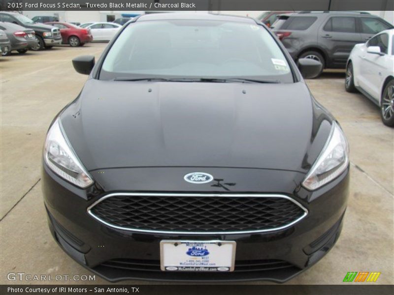 Tuxedo Black Metallic / Charcoal Black 2015 Ford Focus S Sedan