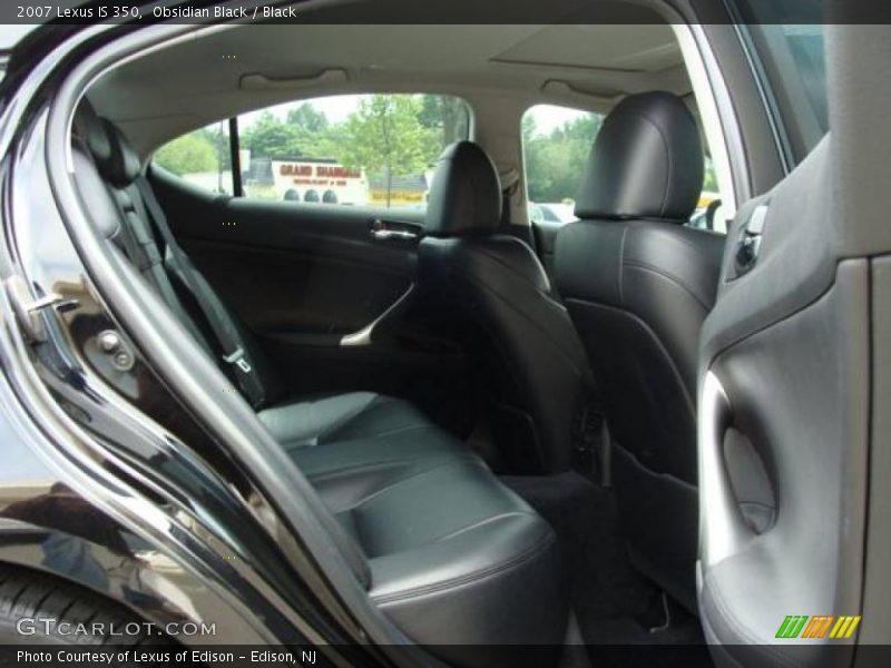 Obsidian Black / Black 2007 Lexus IS 350