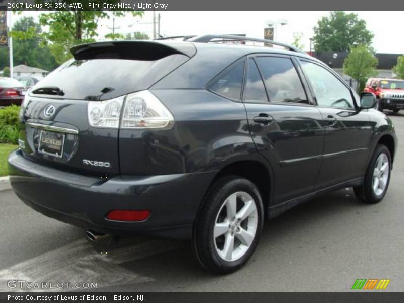Flint Gray Mica / Light Gray 2007 Lexus RX 350 AWD