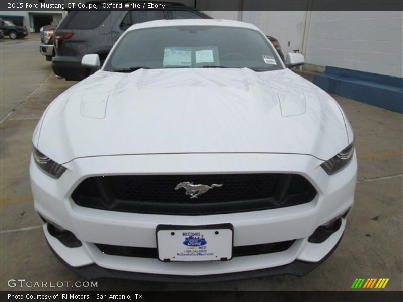 Oxford White / Ebony 2015 Ford Mustang GT Coupe