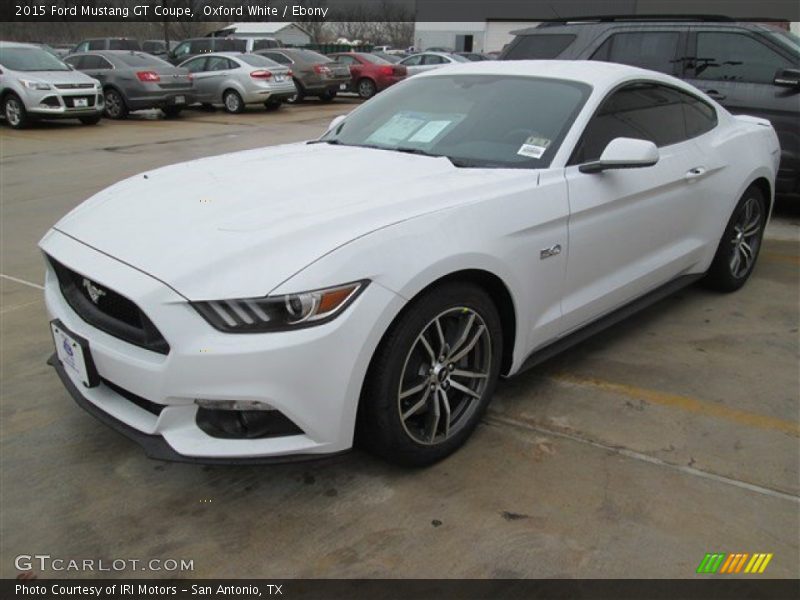 Oxford White / Ebony 2015 Ford Mustang GT Coupe