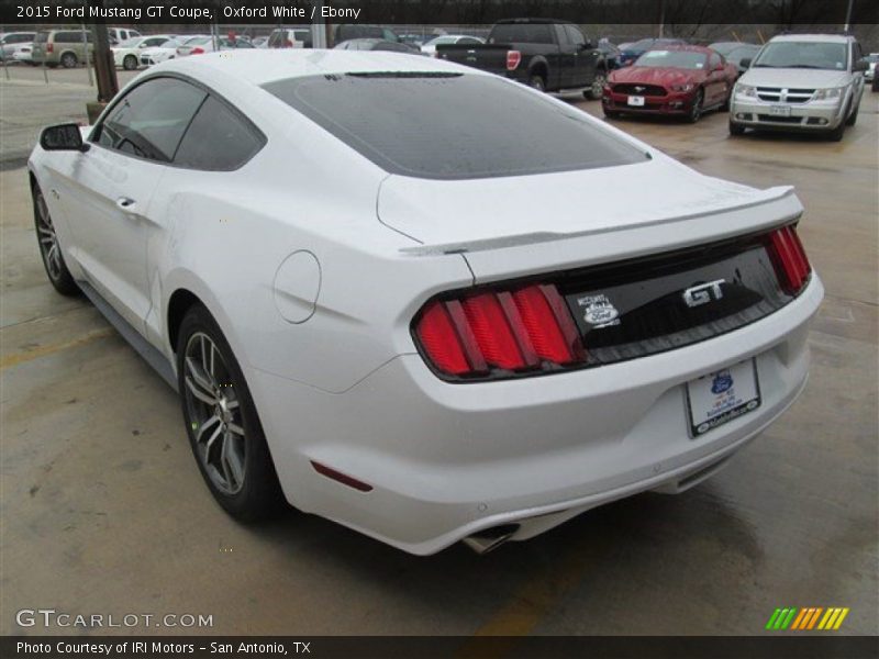Oxford White / Ebony 2015 Ford Mustang GT Coupe