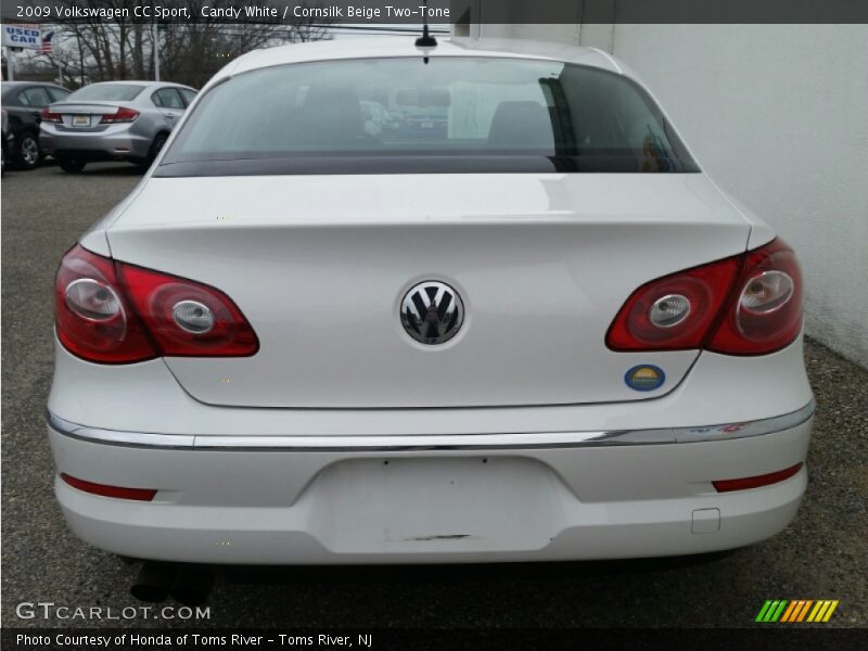 Candy White / Cornsilk Beige Two-Tone 2009 Volkswagen CC Sport