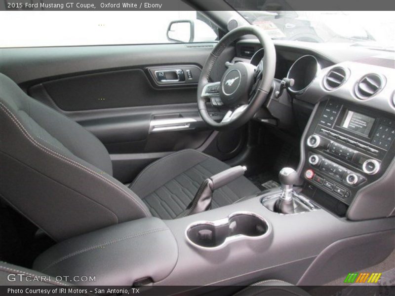 Oxford White / Ebony 2015 Ford Mustang GT Coupe