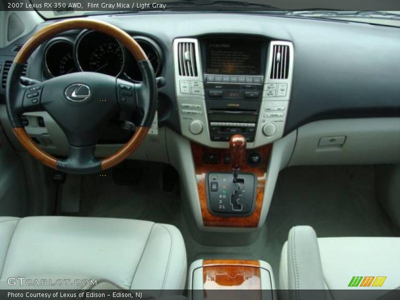 Flint Gray Mica / Light Gray 2007 Lexus RX 350 AWD