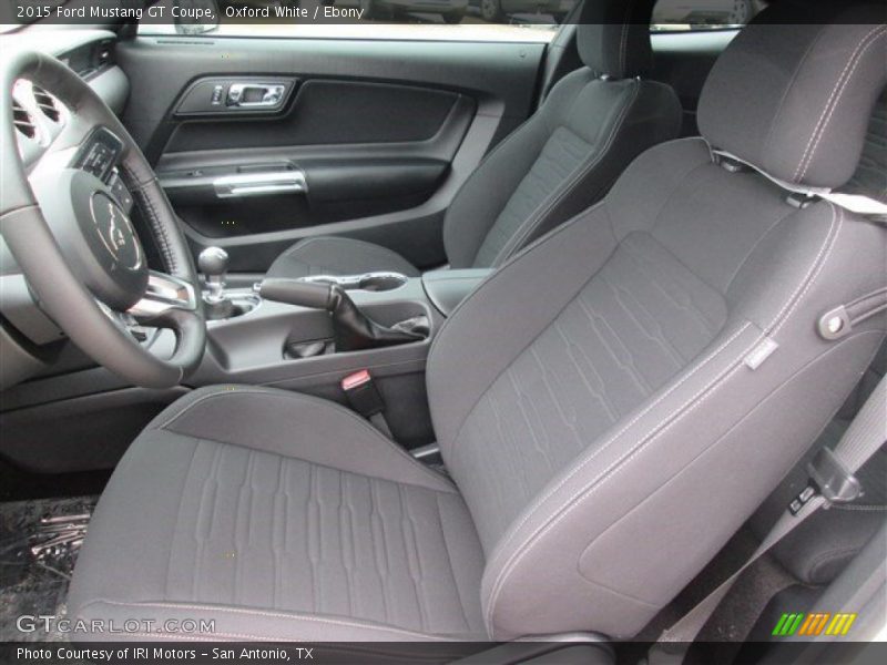 Oxford White / Ebony 2015 Ford Mustang GT Coupe