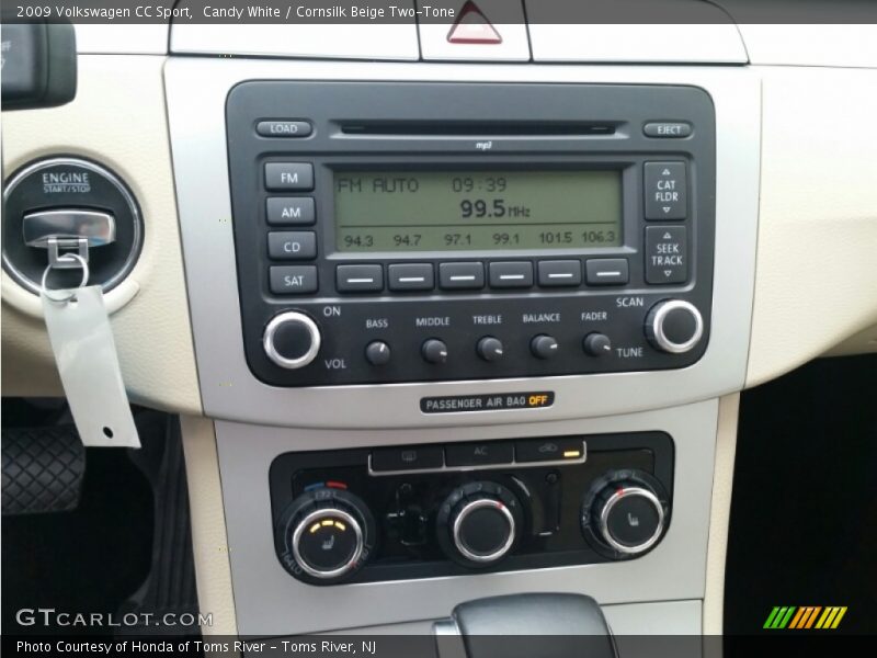 Controls of 2009 CC Sport