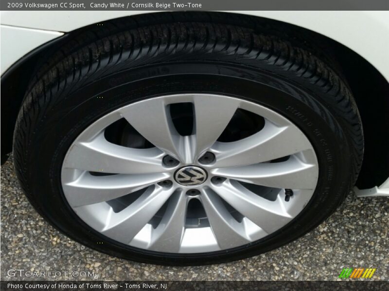 Candy White / Cornsilk Beige Two-Tone 2009 Volkswagen CC Sport
