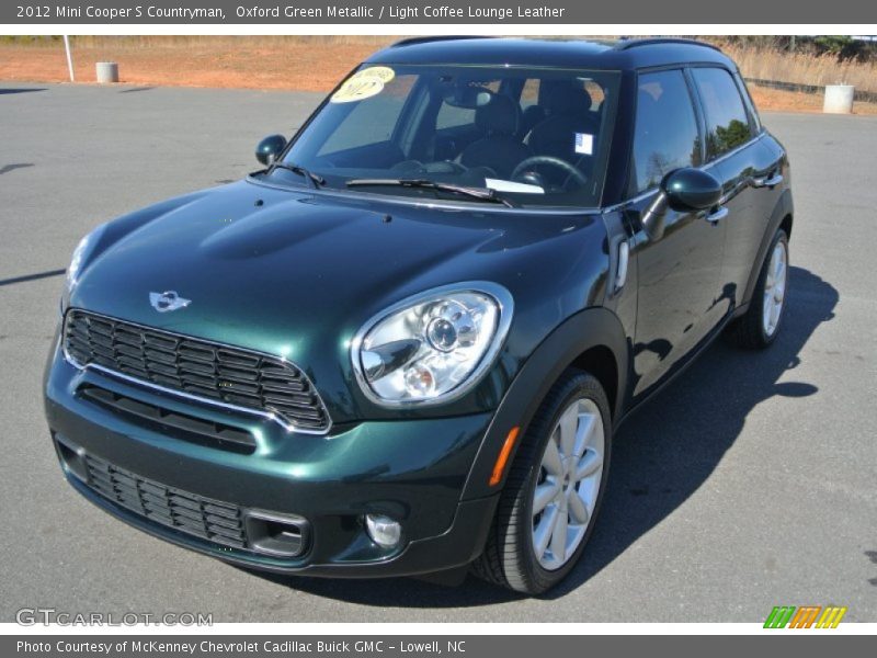Oxford Green Metallic / Light Coffee Lounge Leather 2012 Mini Cooper S Countryman