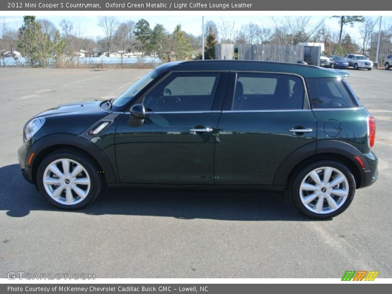Oxford Green Metallic / Light Coffee Lounge Leather 2012 Mini Cooper S Countryman