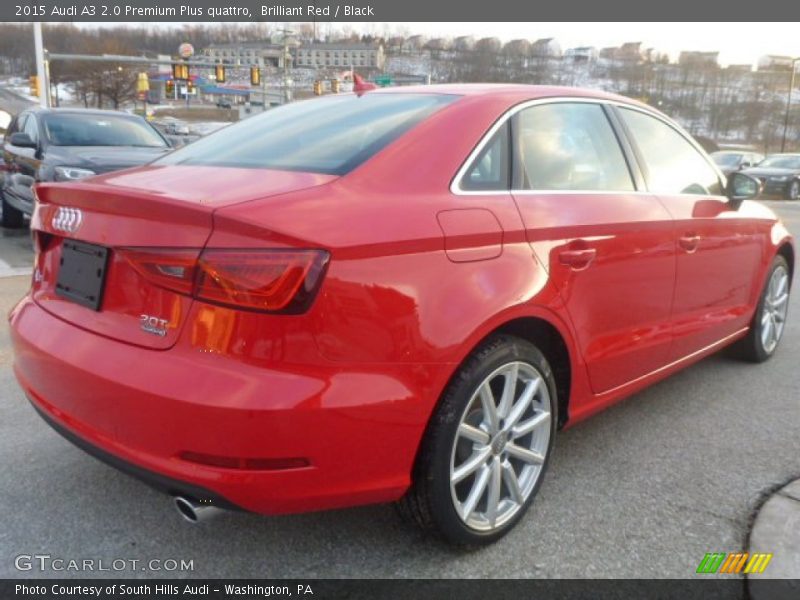 Brilliant Red / Black 2015 Audi A3 2.0 Premium Plus quattro