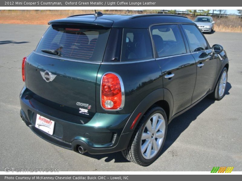 Oxford Green Metallic / Light Coffee Lounge Leather 2012 Mini Cooper S Countryman
