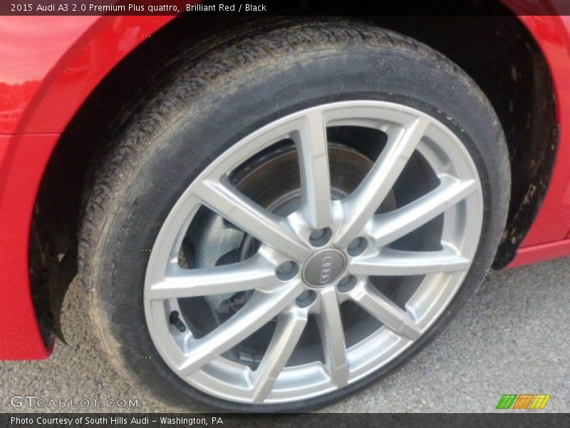 Brilliant Red / Black 2015 Audi A3 2.0 Premium Plus quattro