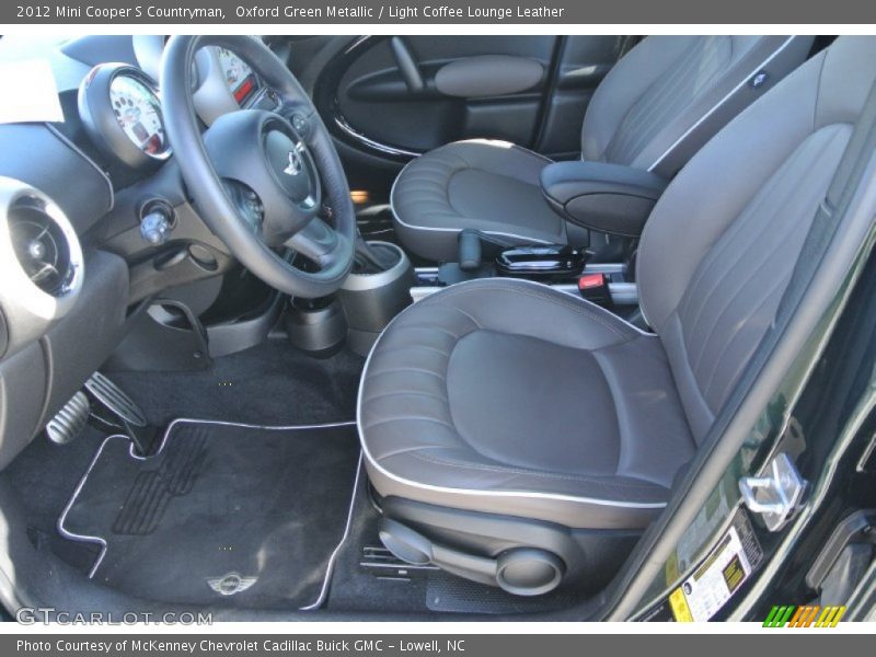 Oxford Green Metallic / Light Coffee Lounge Leather 2012 Mini Cooper S Countryman