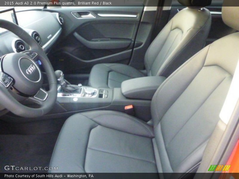 Brilliant Red / Black 2015 Audi A3 2.0 Premium Plus quattro