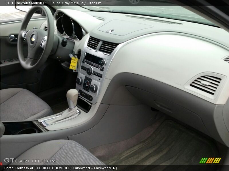 Taupe Gray Metallic / Titanium 2011 Chevrolet Malibu LS