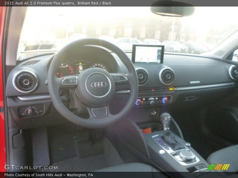 Brilliant Red / Black 2015 Audi A3 2.0 Premium Plus quattro