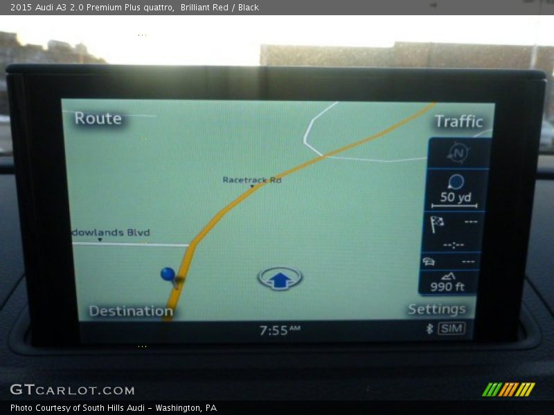 Brilliant Red / Black 2015 Audi A3 2.0 Premium Plus quattro