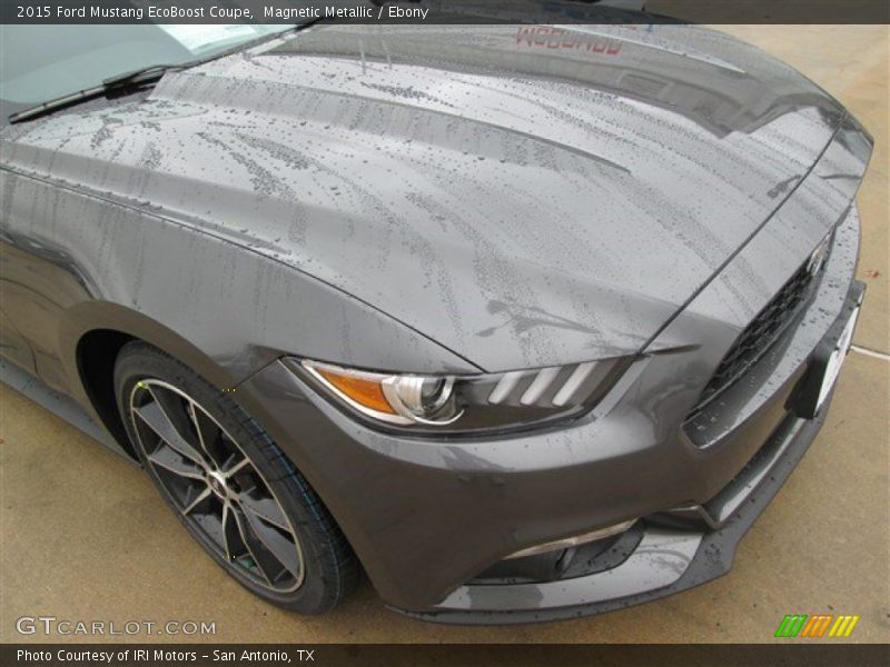 Magnetic Metallic / Ebony 2015 Ford Mustang EcoBoost Coupe